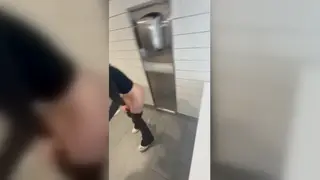 Petite Brunette Meets a Stranger After Leaving Her Boyfriend Waiting