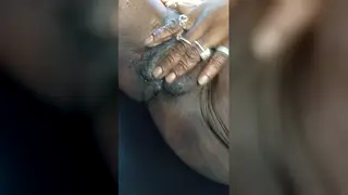 Ebony Mature Woman Enjoys Intimate Fingering Session