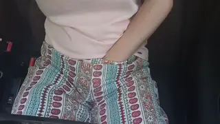 Exhibitionist Wife Masturbates in Car Then Pees Outdoors