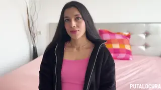 Skinny Latina MILF Swallows Cum After Missionary Fuck