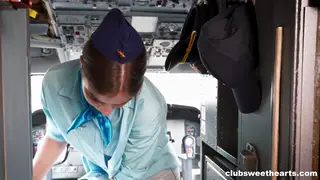 Petite Teen in Uniform Explores Herself to Climax