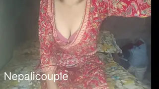 Asian Wife Teases Boyfriend in Skirt Before Solo Play