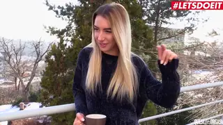 Petite Blonde Russian Chases Multiple Orgasms With Toys