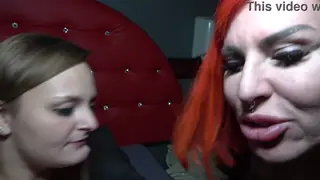 Blonde and Redhead Share a Creampie in a POV Threesome
