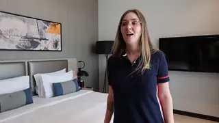 European Stepmom Joins Couple for POV Threesome