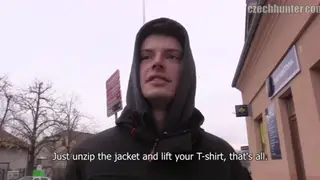 European Jock Takes Rough Outdoor Encounter
