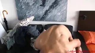 Slender Guy Takes Bareback Doggystyle Deep