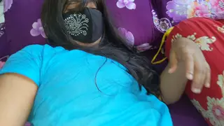 Petite Indian Wife Takes a Creampie at Home