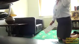 Mature Woman in Stockings Takes It Rough from Behind