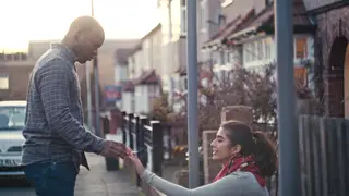 Petite Brunette Embraces Passionate Interracial Romance