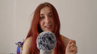 Redhead Teen Whispers a Gentle JOI with Soft Foot Tease