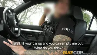 British Officer Gets Oral Service in POV Reality Scene