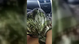 Asian BBW MILF Services Two Men in Parked Car