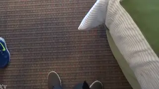 Quick Hotel Hookup Ends With a Sudden Cumshot
