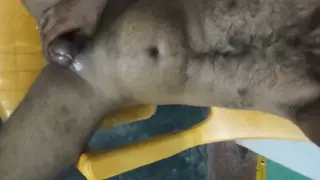 Hairy Indian Mature Man Strokes to Cumshot