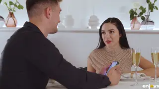 Busty Teen Takes Rough Anal in Stockings