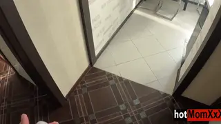 Busty Stepmom Joins Stepson After Shower for Anal Ride