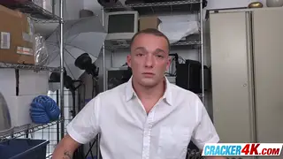 Muscular Teacher Guides First-Timer Through Interracial Threesome