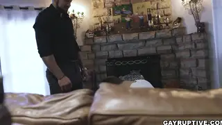 Stepbrothers Cross the Line with Deep Throat and Facial Finish