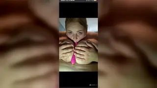 Voluptuous BBW Explores Her Body on Webcam for the First Time