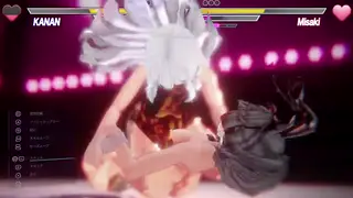 Lesbian Rivals Battle Through Intense Pussy Licking