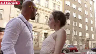 Tiny Fan Gets Her Ass Stretched and Face Glazed by a Porn Star