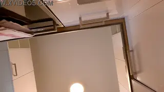 Curvy Wife Flashes Shaved Pussy in Kitchen Sundress