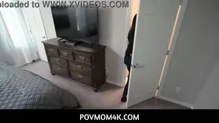Stepmom Delivers a Sultry POV Blowjob