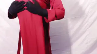 Busty Indian Wife in Hijab Sucks Her Man