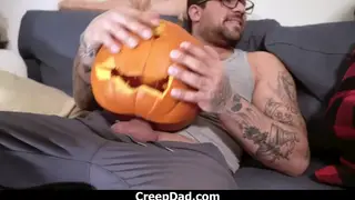 Beefy Stepdad Pounds His Young Stepson Bareback