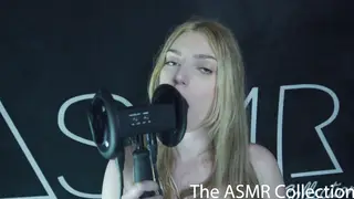 Lesbian ASMR Session Features Intense Ear Licking