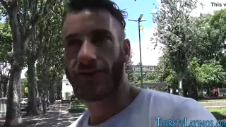 Latino Stud Services Thick Cock in POV Until Explosive Finish