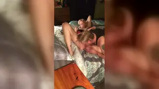 Petite Pierced Babe Gives Sloppy Head