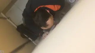European Guy Sucks Stranger Through Gloryhole Wall
