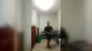 Straight Dancer Flashes Cock and Ass While Moving