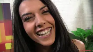 European Babe Delivers POV Blowjob Ending in Messy Facial