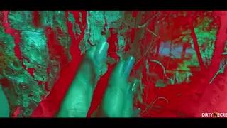 Stepsister and a Stranger Share Anal and Facial in the Woods