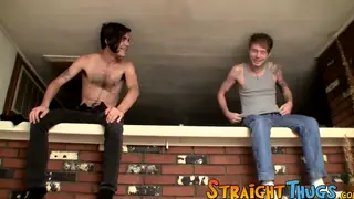 Three Inked Studs Stroke and Spray Together
