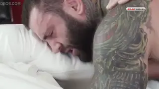 Hairy Muscle Duo Explore Deep Anal in First Take