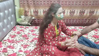Indian Beauty Takes Delivery Guy Deep in Anal Doggystyle