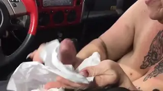 Voluptuous Mature Woman Delivers Blowjob in Car Encounter