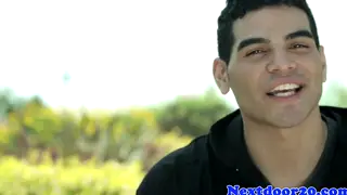 Muscular Jock Flexes and Jerks Off Alone