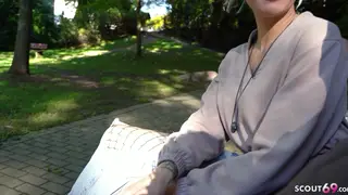 Petite Babe Takes Her First Anal Creampie on Camera