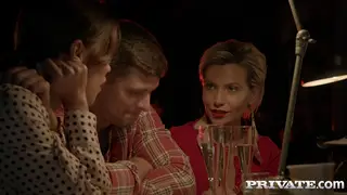 Busty European MILF Takes a Deep Creampie Finish