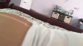 Wife in Sheer Stockings Delivers a Slow Blowjob