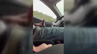 European Daddy Unloads Massive Cumshots in Car Compilation