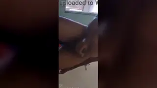 Amateur Climax Leaves Sticky Mess on Shaved Pubis