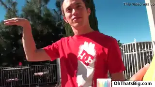 Stranger Picks Up a Muscular Hunk for Raw Sex and a Creampie