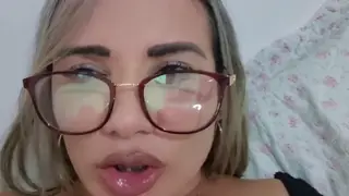 Blonde Latina MILF Teaches Private Lesson in Home Gym
