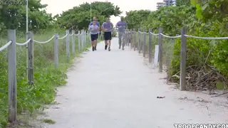 Muscular Recruits Engage in Intense Group Training Session